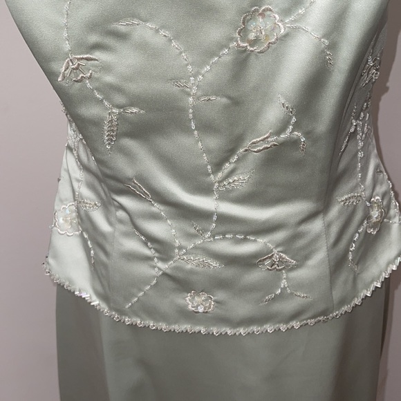 Two Piece Bridesmaids Prom Dress - Picture 4 of 16